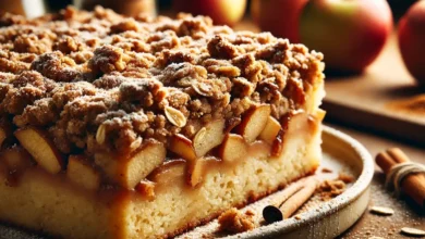 Apple Cinnamon Crumble Cake