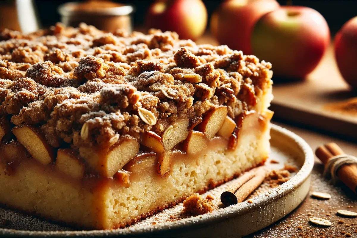 Apple Cinnamon Crumble Cake