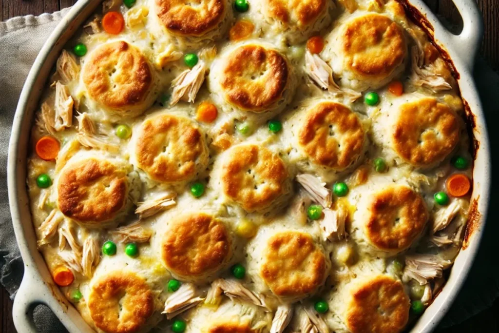 Chicken & Biscuits Bake