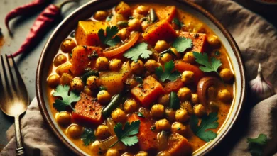 Curried Chickpea Sweet Potato Stew