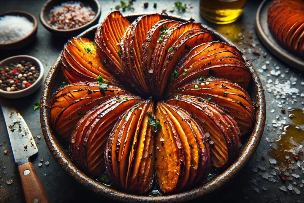 Hasselback Sweet Potatoes