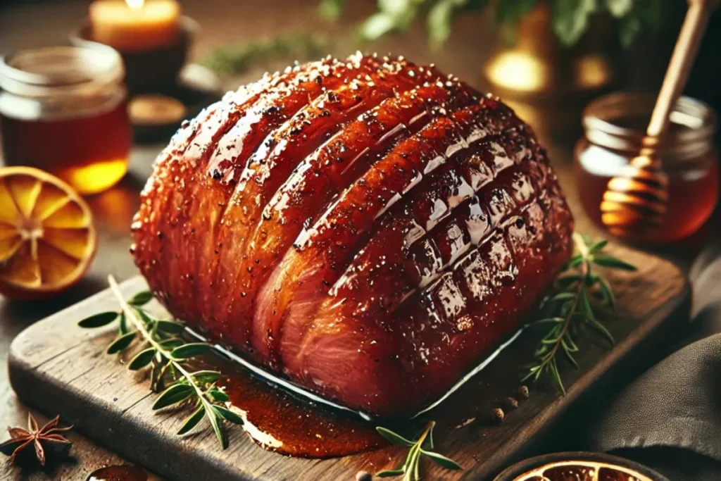 Honey Mustard Glazed Ham