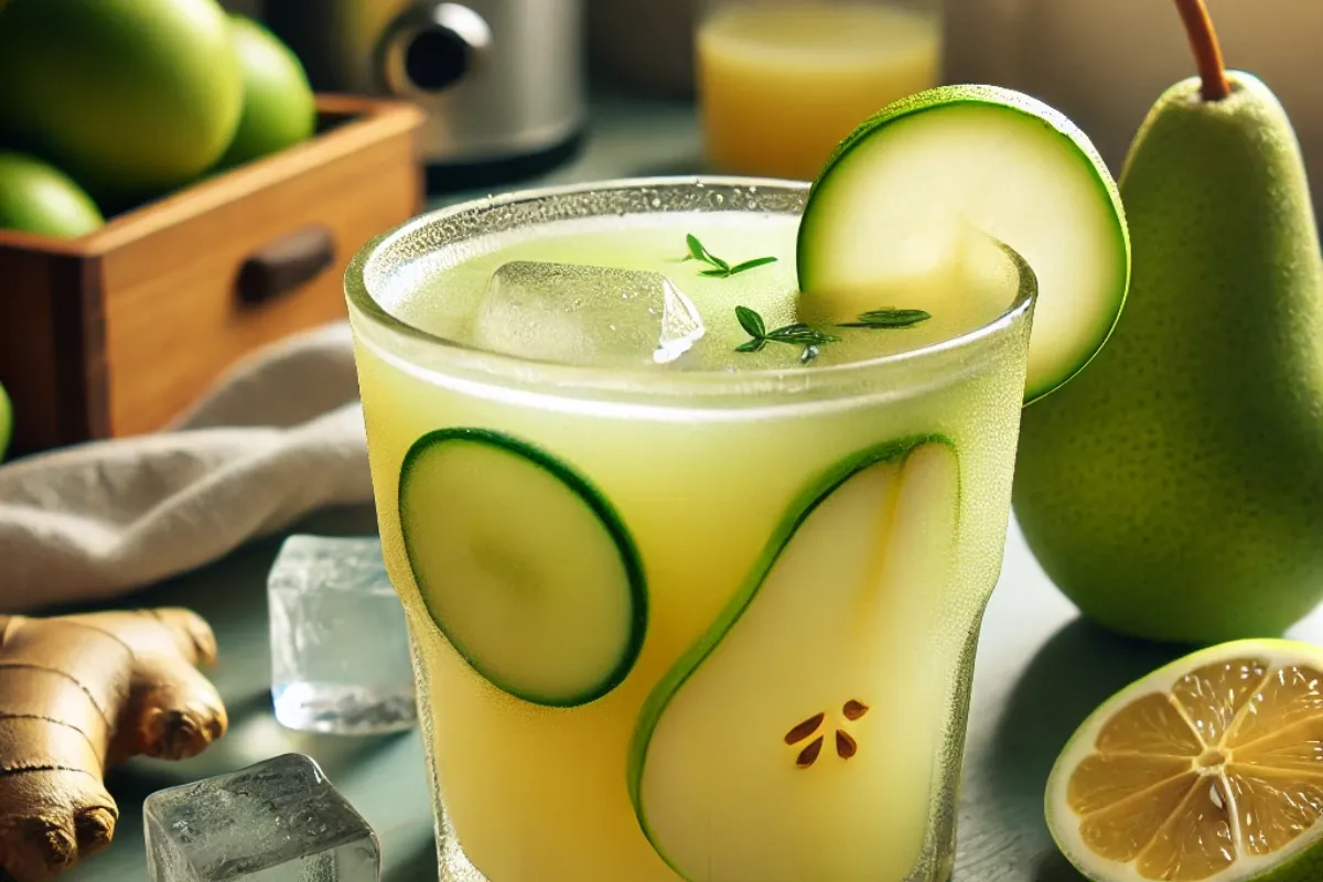 Rejuvenating Pear Juice