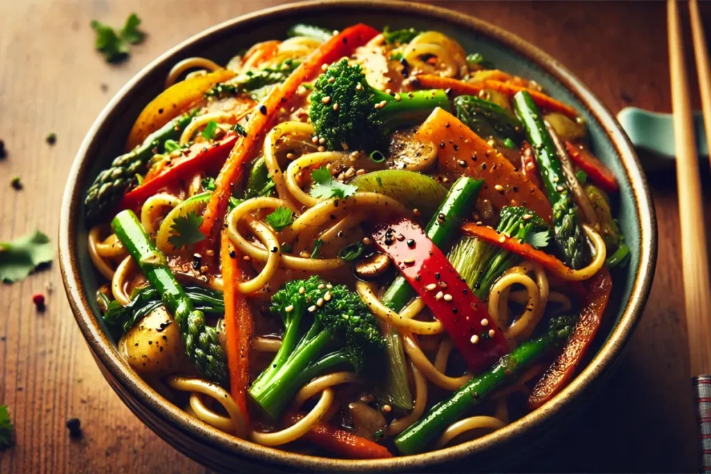 Veggie Garlic Noodles