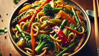 Veggie Garlic Noodles