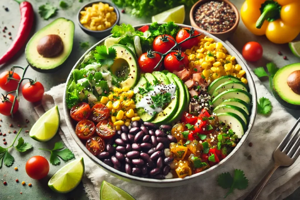 Veggie and Bean Burrito Bowl