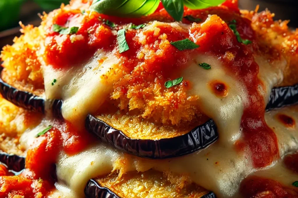 Eggplant Parmesan with Marinara Sauce