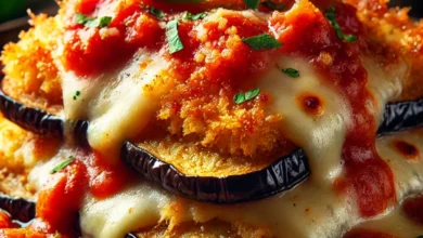 Eggplant Parmesan with Marinara Sauce