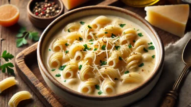 5-Ingredient Cozy Pasta Parmesan Soup