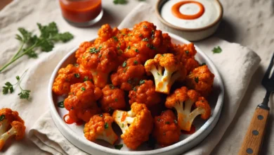 Air Fryer Buffalo Cauliflower