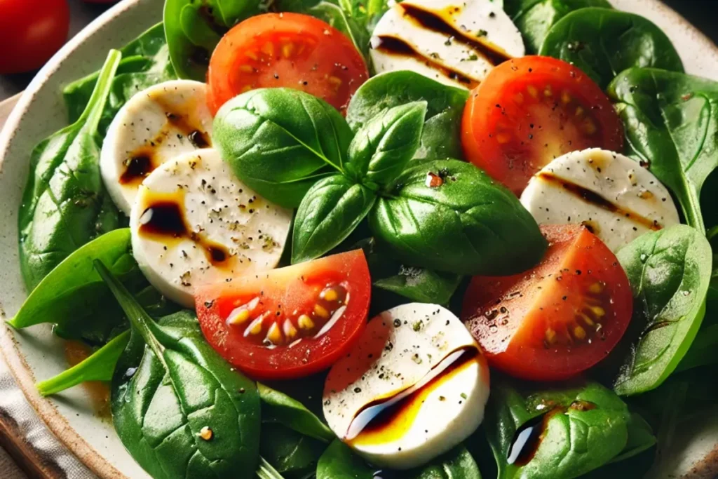 Caprese Spinach Salad