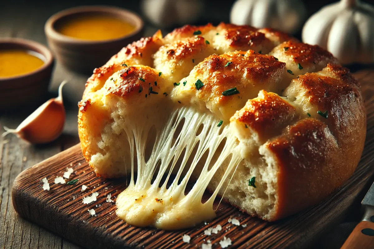 Cheese and Garlic Crack Bread