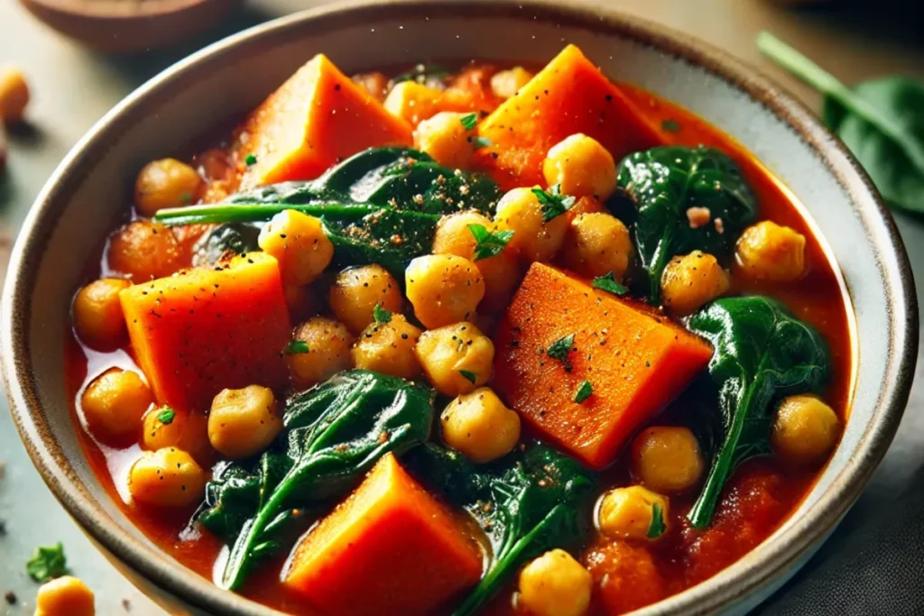 Chickpea and Sweet Potato Stew