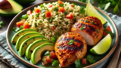 Chipotle Lime Chicken with Cilantro Rice