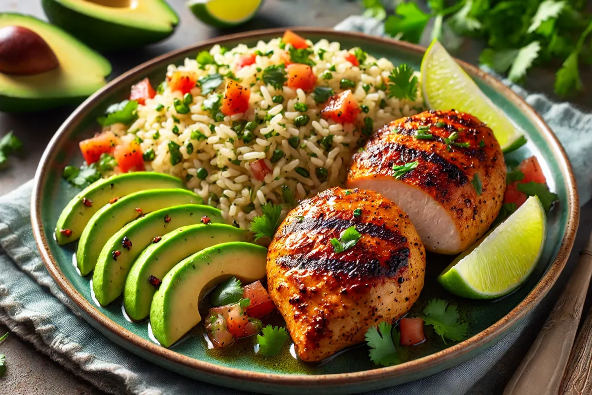 Chipotle Lime Chicken with Cilantro Rice