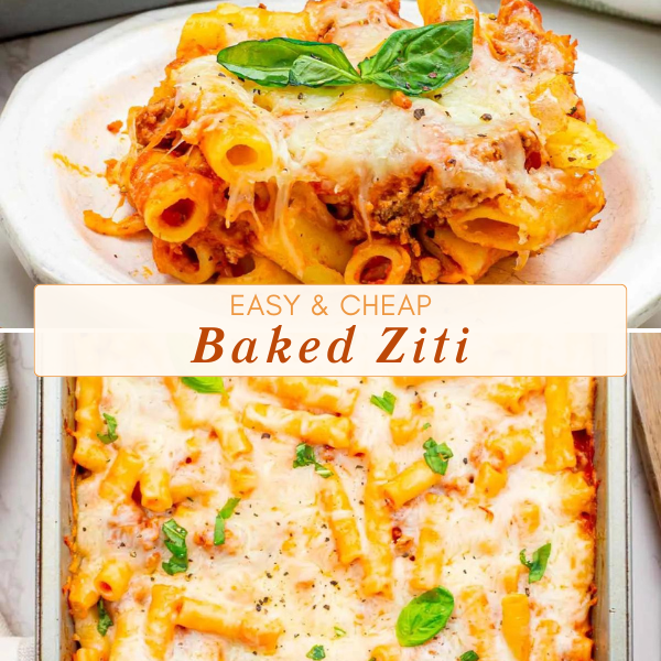 Baked Ziti – AMERICAN RECIPE