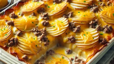 Hamburger Potato Casserole