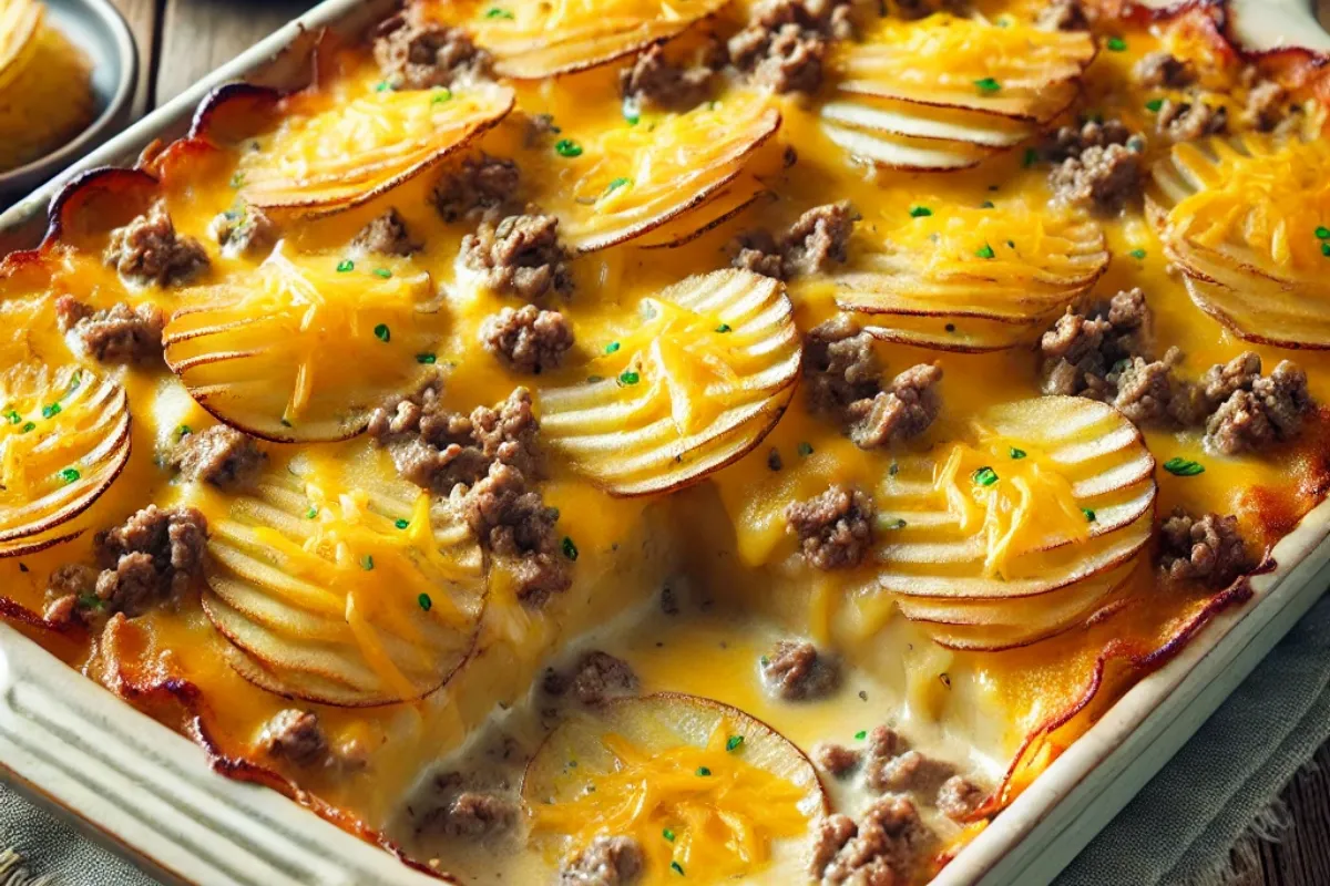 Hamburger Potato Casserole