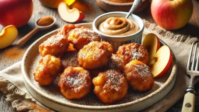 Healthier Apple Fritter Bites