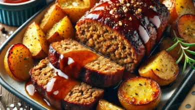 Mini Meatloaf and Potato Bake