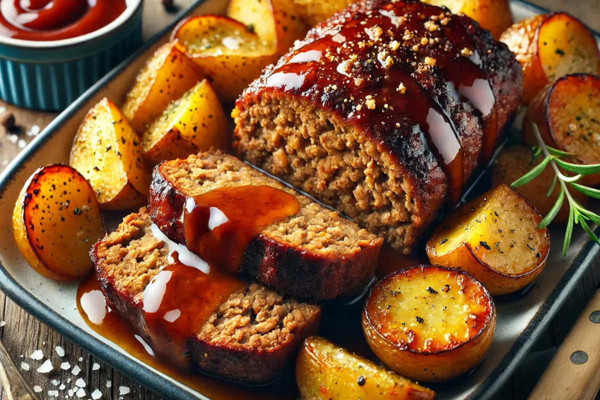 Mini Meatloaf and Potato Bake