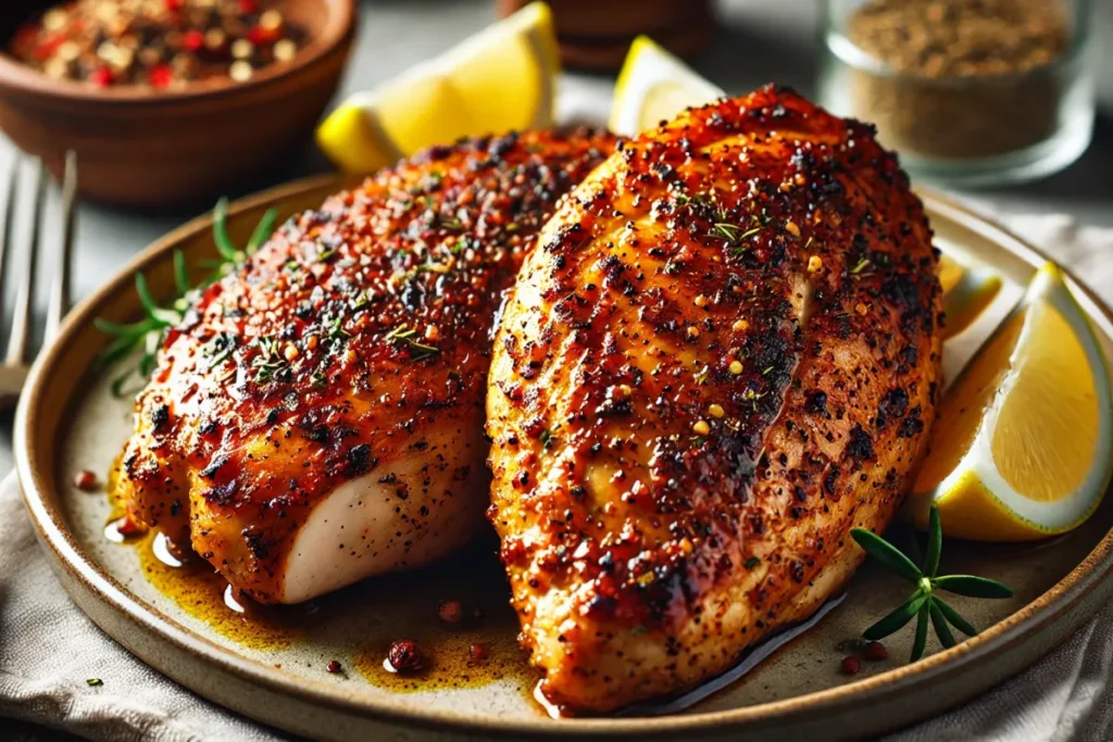 Oven-Baked Cajun Chicken Breasts