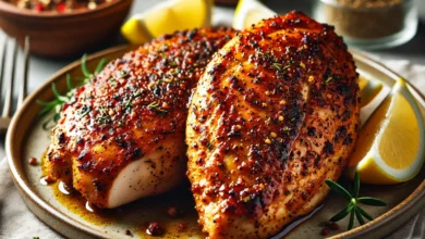 Oven-Baked Cajun Chicken Breasts