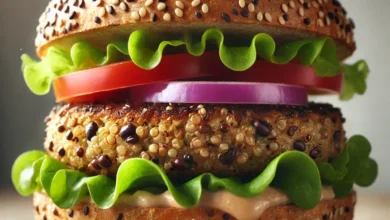 Quinoa & Black Bean Burger