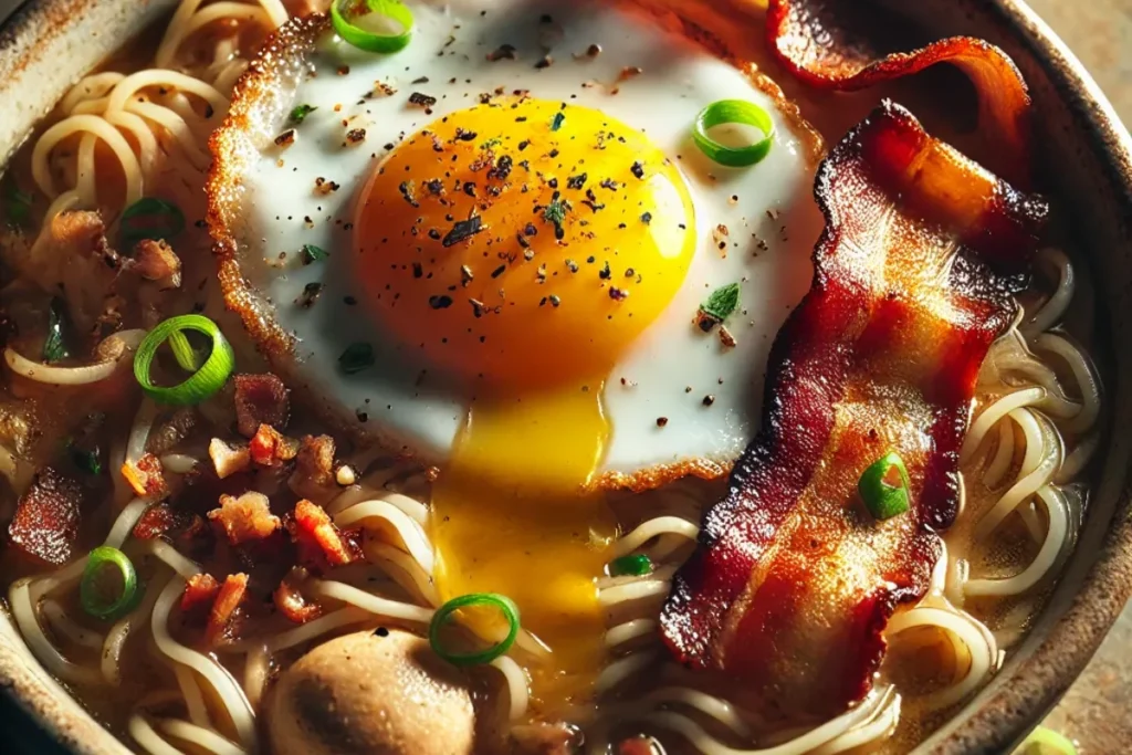 Ramen with Bacon & Egg