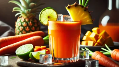 Tropical Carrot Juice with a Twist