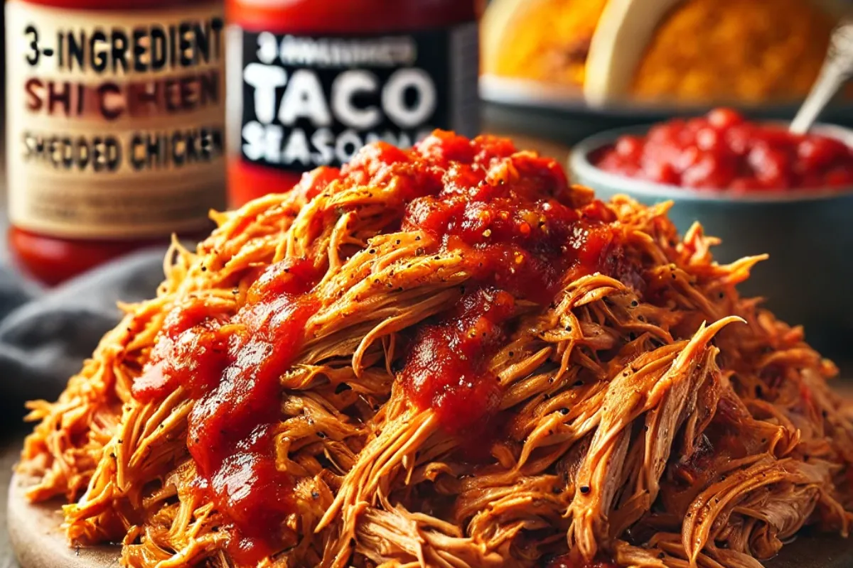 3-Ingredient Mexican Shredded Chicken