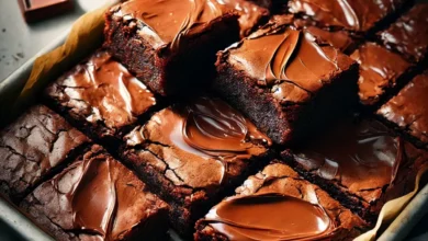 3-Ingredient Nutella Brownies