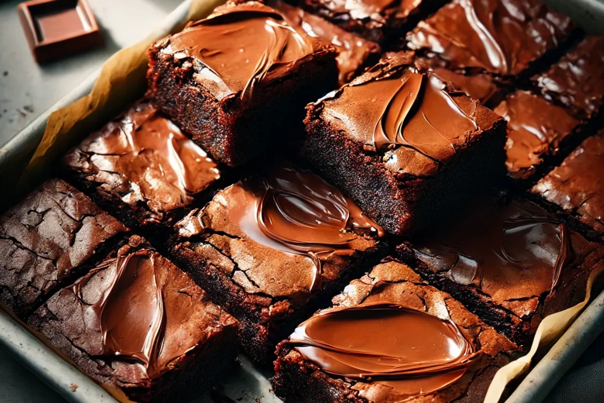 3-Ingredient Nutella Brownies