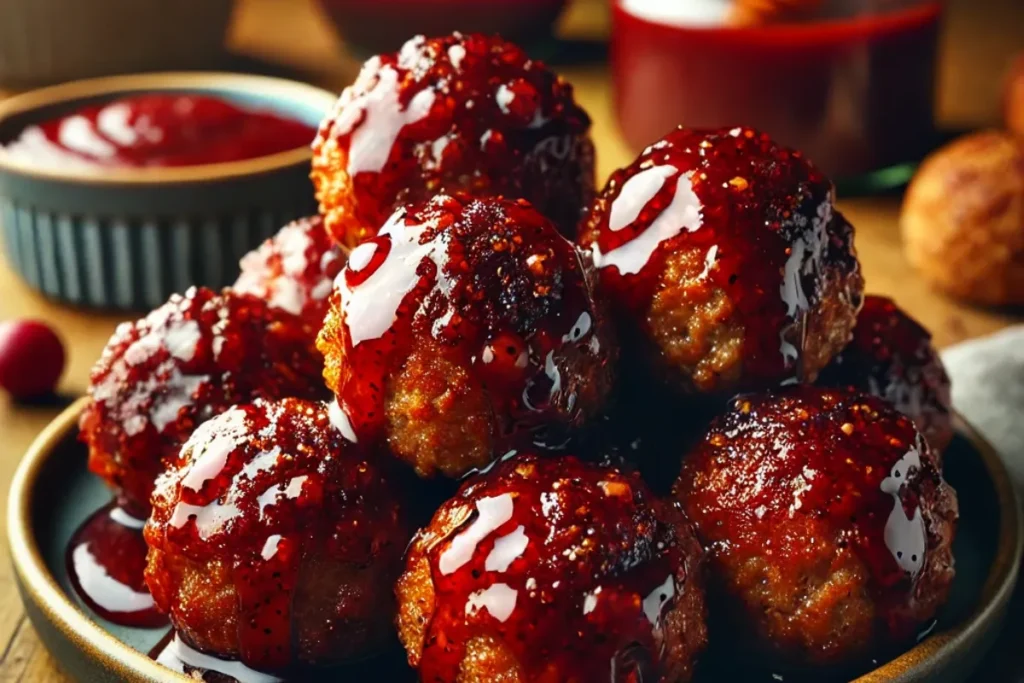 5-Ingredient Cranberry Meatballs