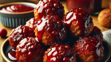 5-Ingredient Cranberry Meatballs