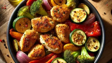 Air Fryer Chicken and Veggies