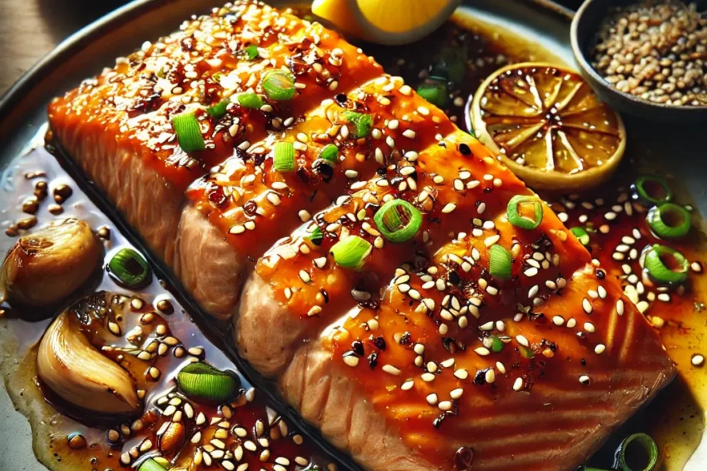 Air Fryer Honey Garlic Salmon