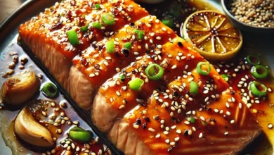 Air Fryer Honey Garlic Salmon