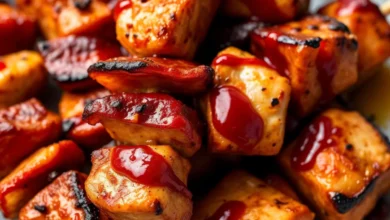 BBQ Chicken Skewers