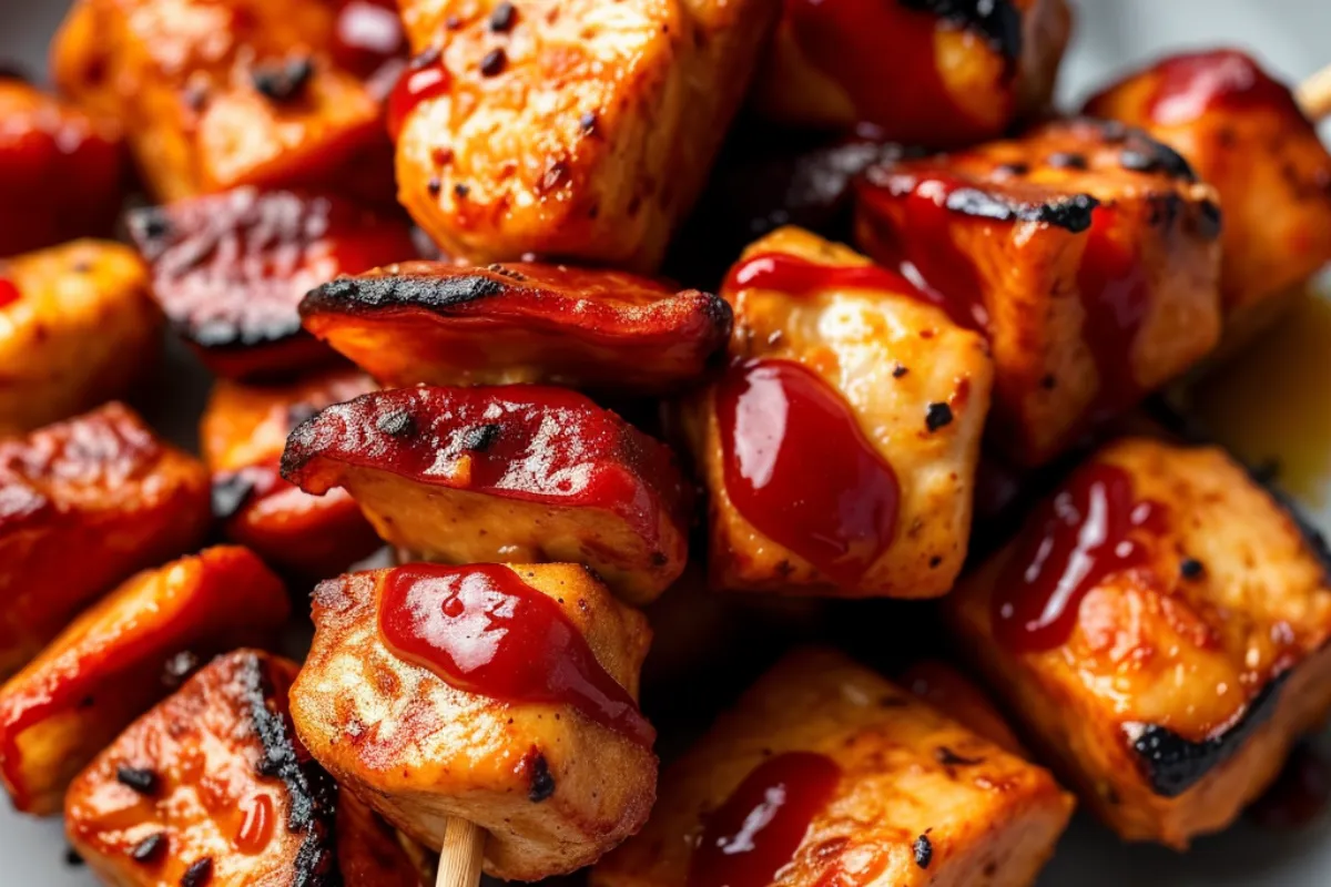 BBQ Chicken Skewers