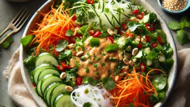 Healthy Spring Roll Salad