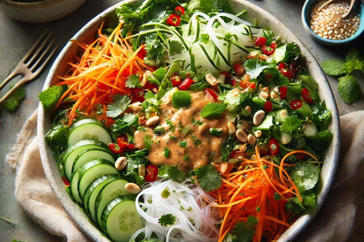 Healthy Spring Roll Salad