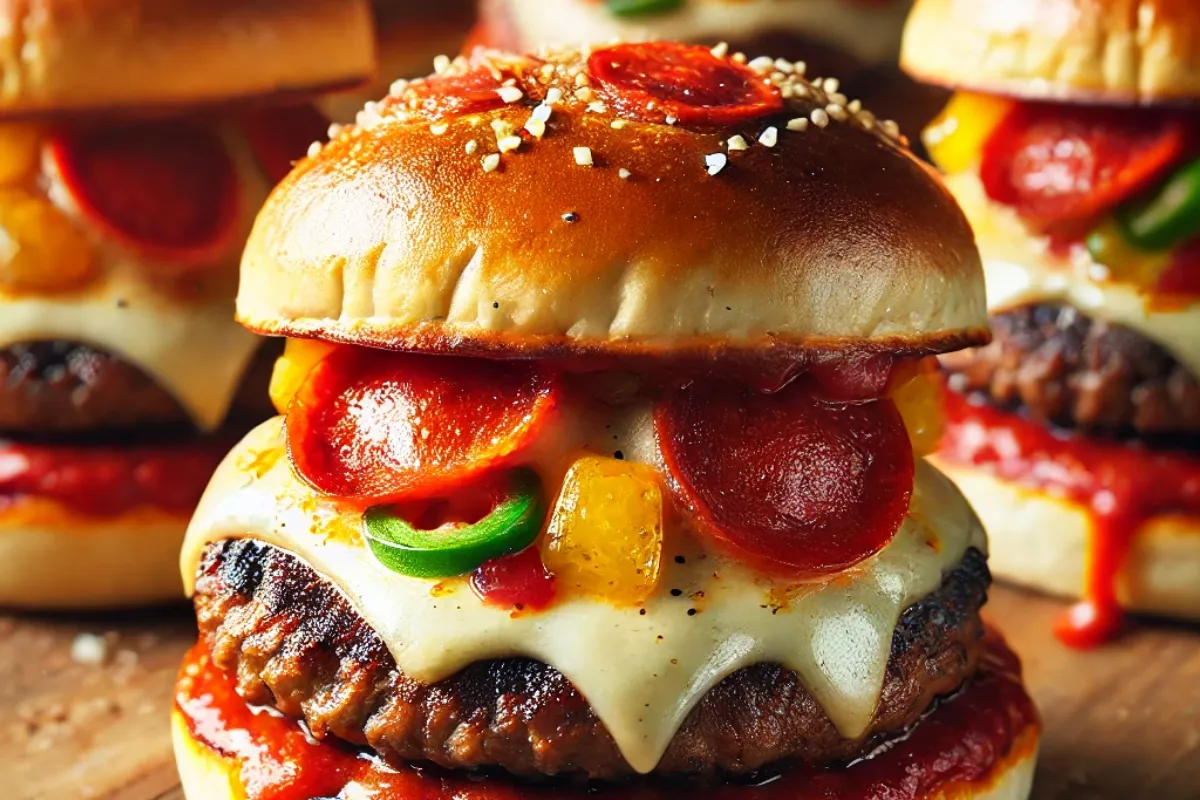 Homemade Pizza Burgers