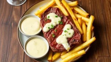 Steak Frites with Bearnaise