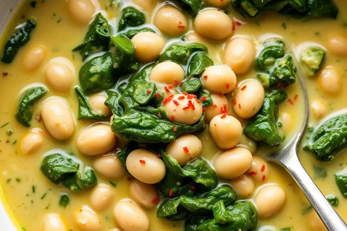 White Bean & Spinach Stew