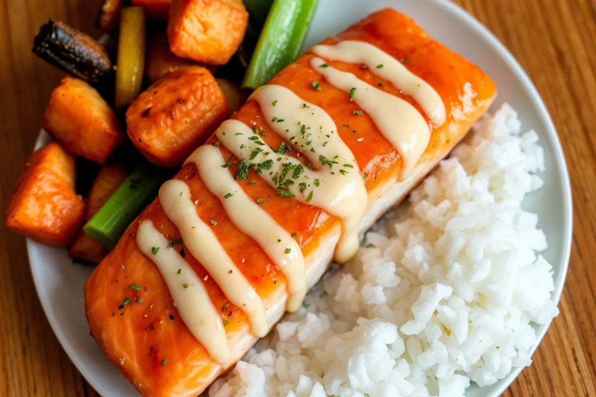 Air Fryer Bang Bang Salmon