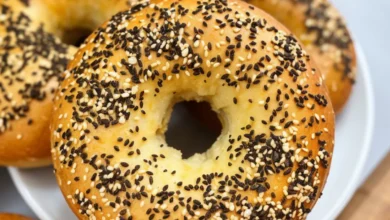 Air Fryer High-Protein Bagels