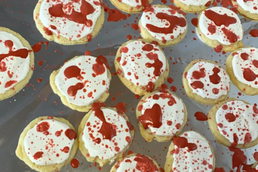 Blood Spatter Cookies