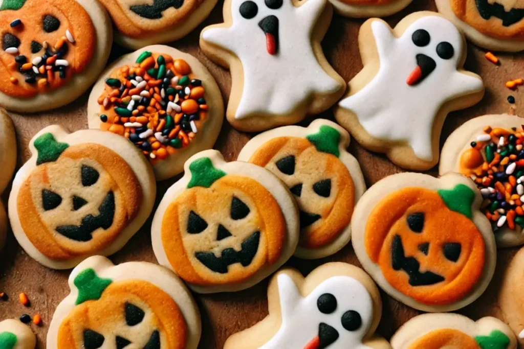 How long do you cook Pillsbury cookies for Halloween