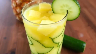 Pineapple and Cucumber Juice